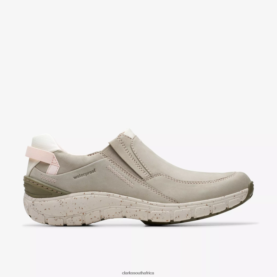 2Z8V2H339 Wave Plateau Clarks Stone Nubuck