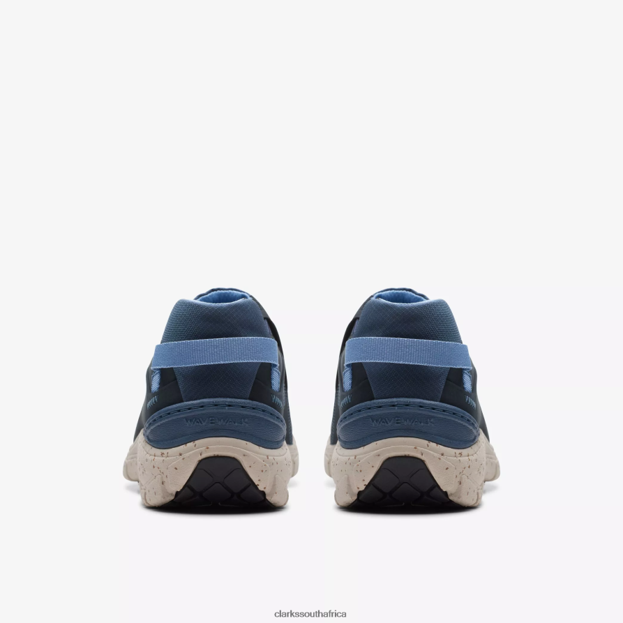 2Z8V2H341 Wave Plateau Clarks Navy Nubuck