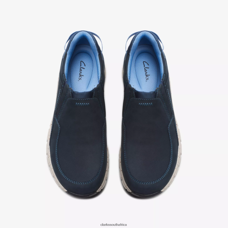 2Z8V2H341 Wave Plateau Clarks Navy Nubuck