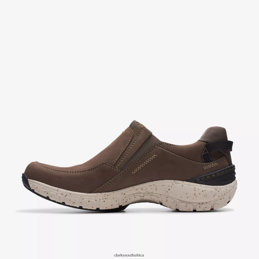 2Z8V2H342 Wave Plateau Clarks Taupe Nubuck