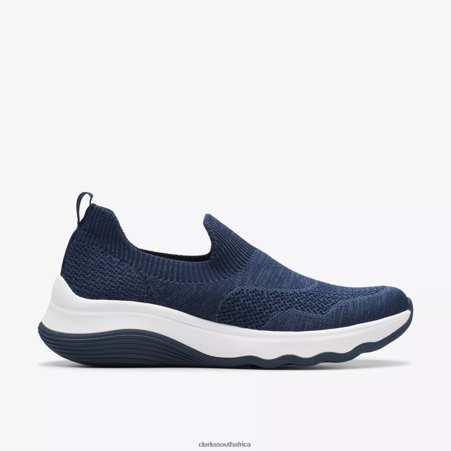 2Z8V2H358 Circuit Path Clarks Navy Knit