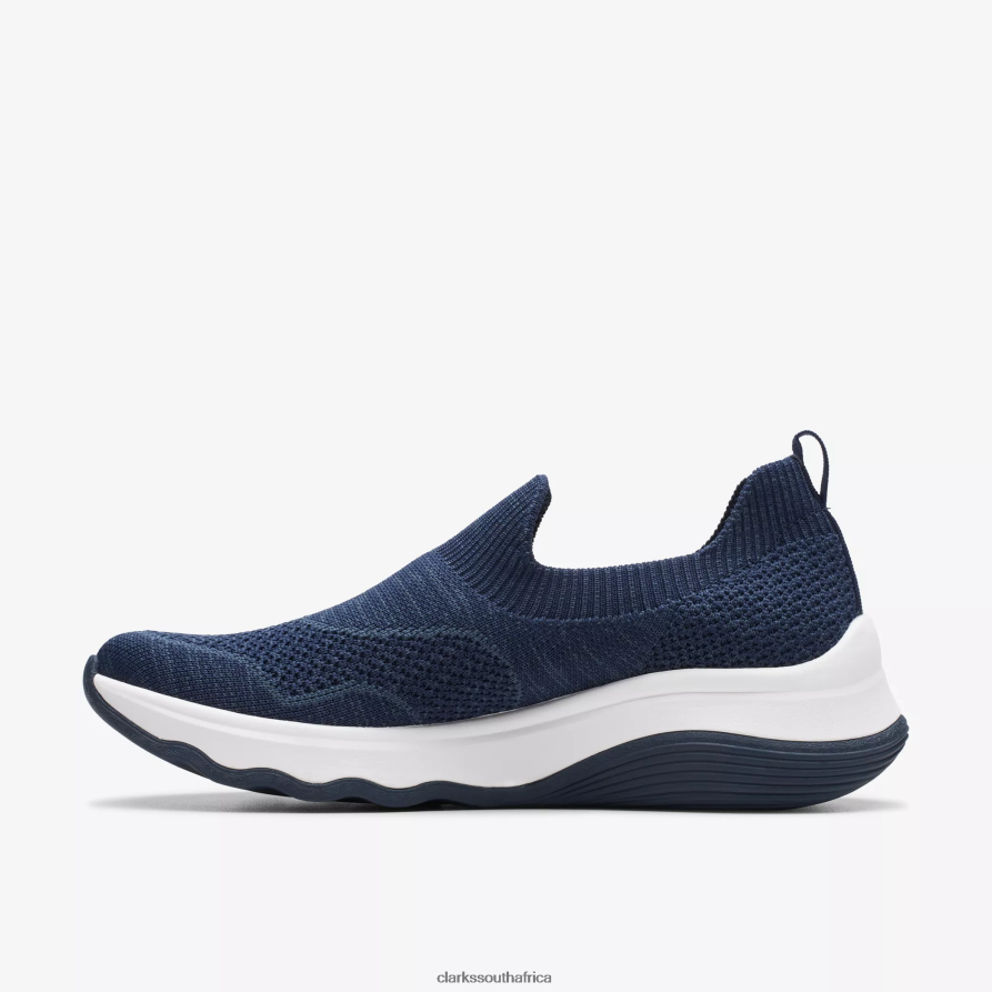 2Z8V2H358 Circuit Path Clarks Navy Knit