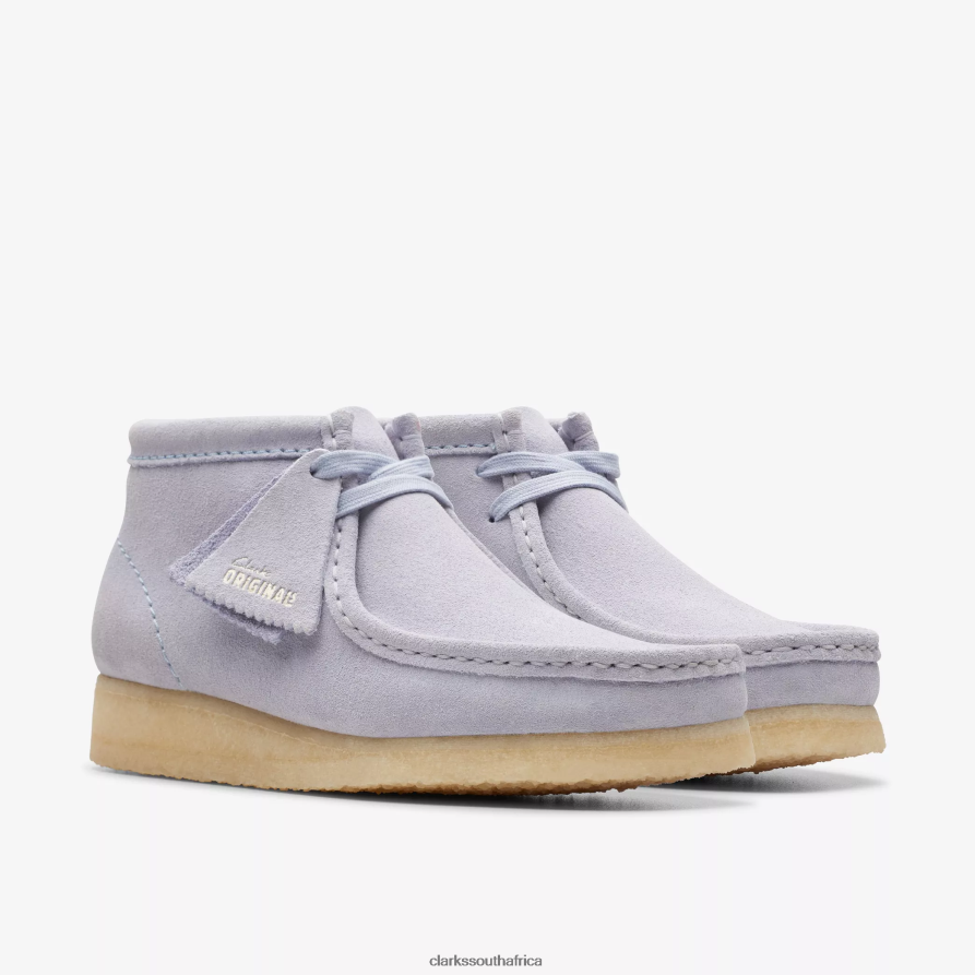 2Z8V2H377 Wallabee Boot Clarks Cloud Grey Suede