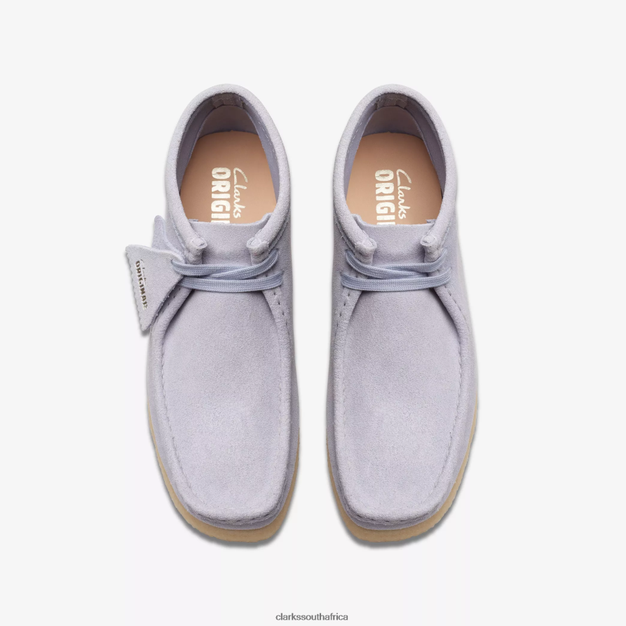 2Z8V2H377 Wallabee Boot Clarks Cloud Grey Suede