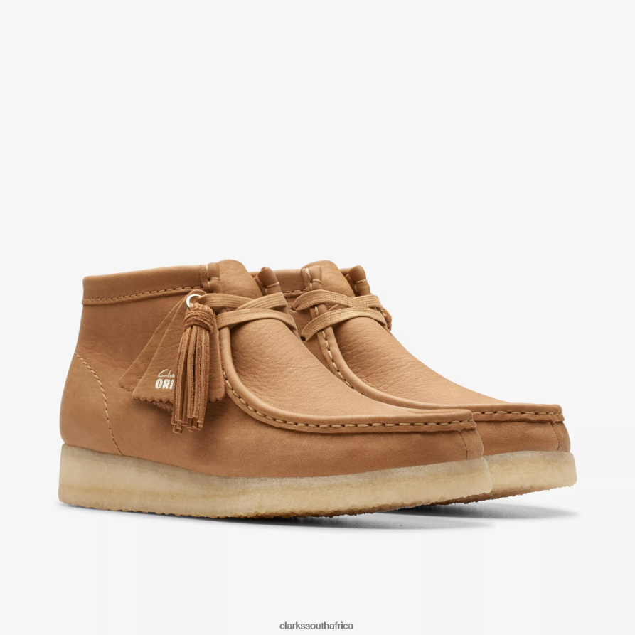 2Z8V2H378 Wallabee Boot Clarks Mid Tan Leather