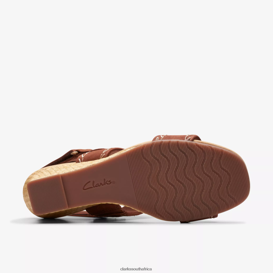 2Z8V2H40 Kyarra Rose Clarks Tan Nubuck