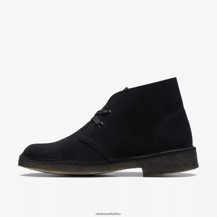 2Z8V2H416 Desert Boot Clarks Black Suede