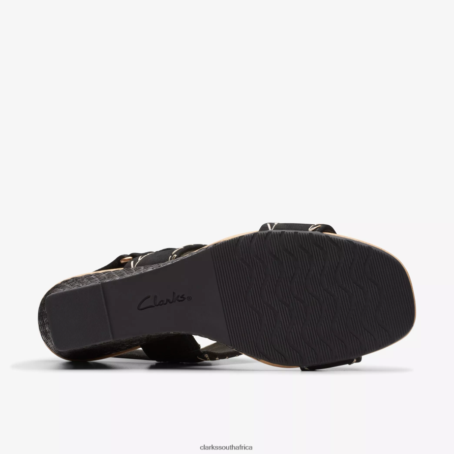 2Z8V2H42 Kyarra Rose Clarks Black Nubuck