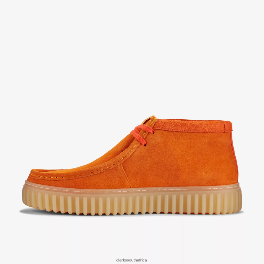 2Z8V2H425 Torhill Explore x Pok¨¦mon Clarks Orange Suede