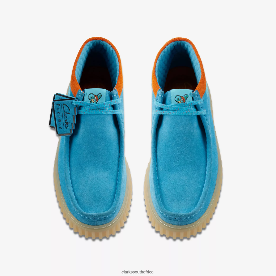 2Z8V2H427 Torhill Explore x Pok¨¦mon Clarks Blue Suede