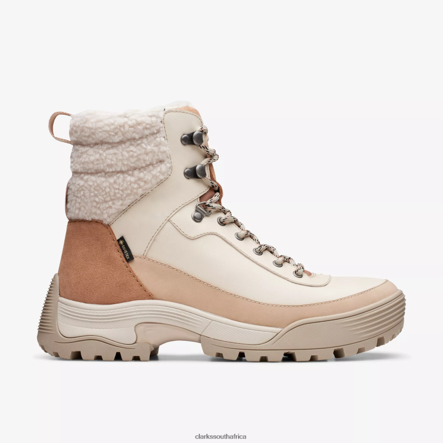 2Z8V2H478 ATL Hike Top GORE-TEX Clarks Ivory Warmlined Combination