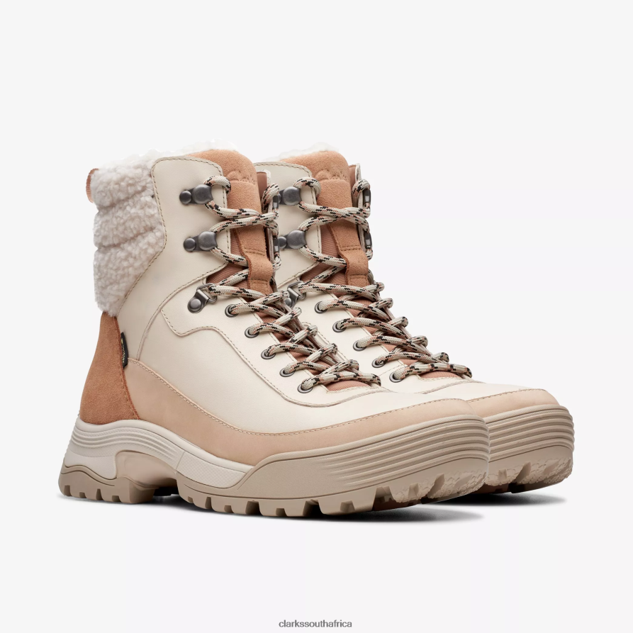 2Z8V2H478 ATL Hike Top GORE-TEX Clarks Ivory Warmlined Combination