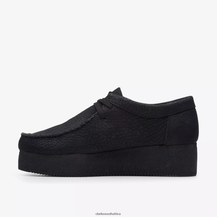 2Z8V2H496 Wallacraft Lo Clarks Black Nubuck