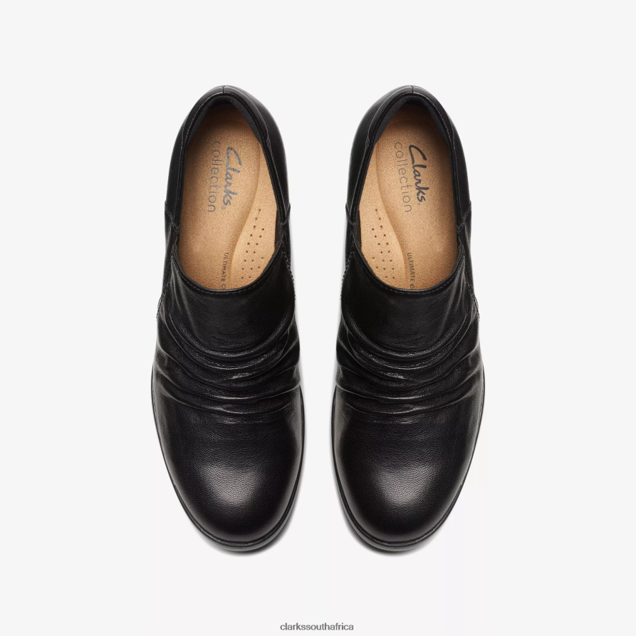 2Z8V2H542 Emily 2 Cove Clarks Black Leather