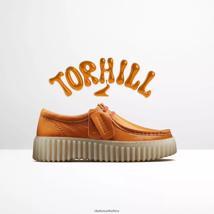 2Z8V2H573 Torhill Bee Clarks Orange Patent