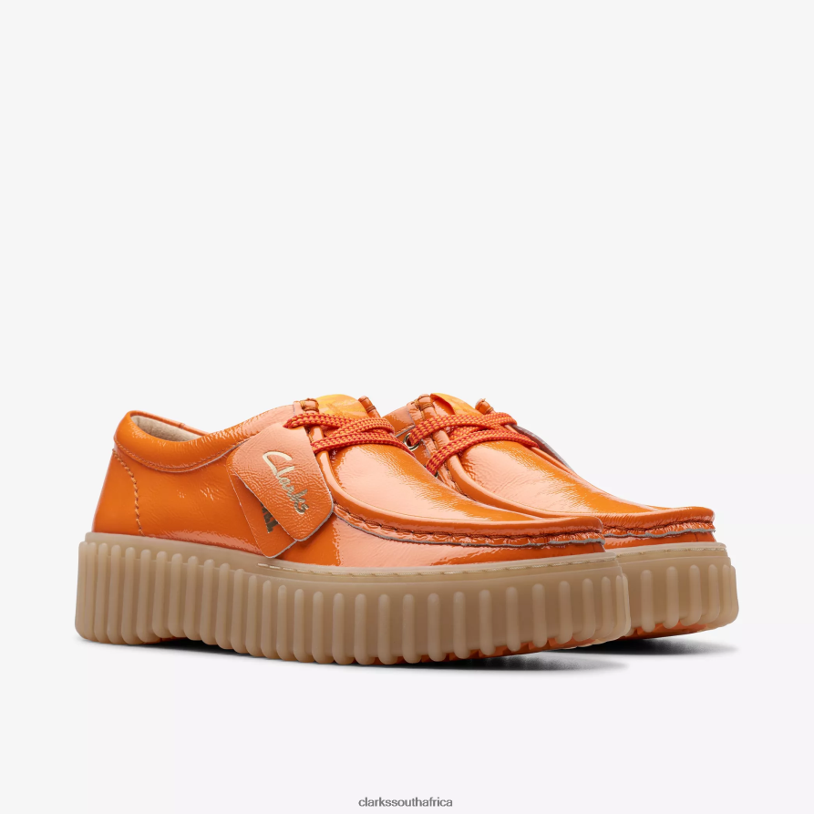 2Z8V2H573 Torhill Bee Clarks Orange Patent