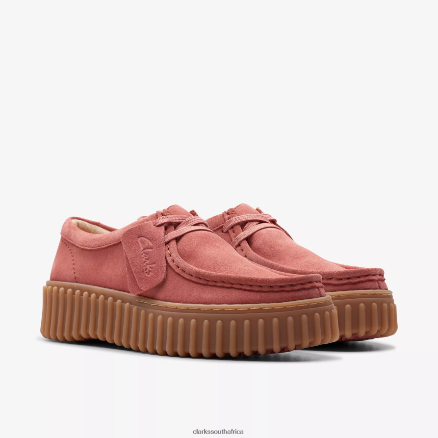 2Z8V2H574 Torhill Bee Clarks Dusty Rose Suede