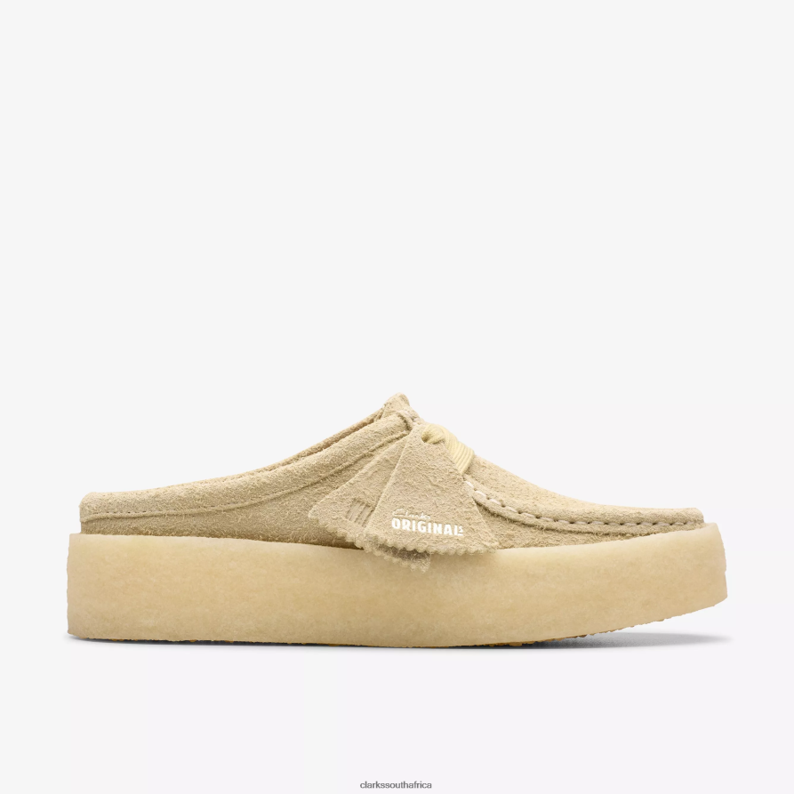 2Z8V2H587 Wallabee Cup Lo Clarks Light Maple