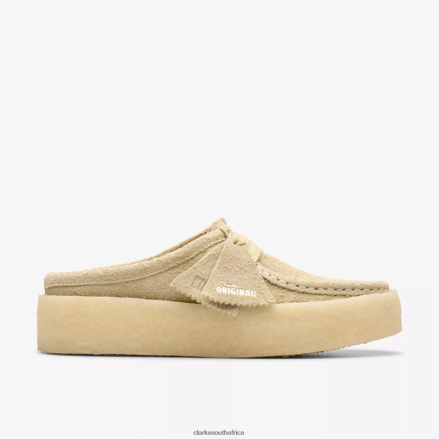 2Z8V2H587 Wallabee Cup Lo Clarks Light Maple