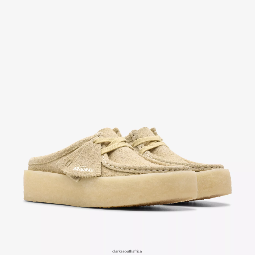 2Z8V2H587 Wallabee Cup Lo Clarks Light Maple