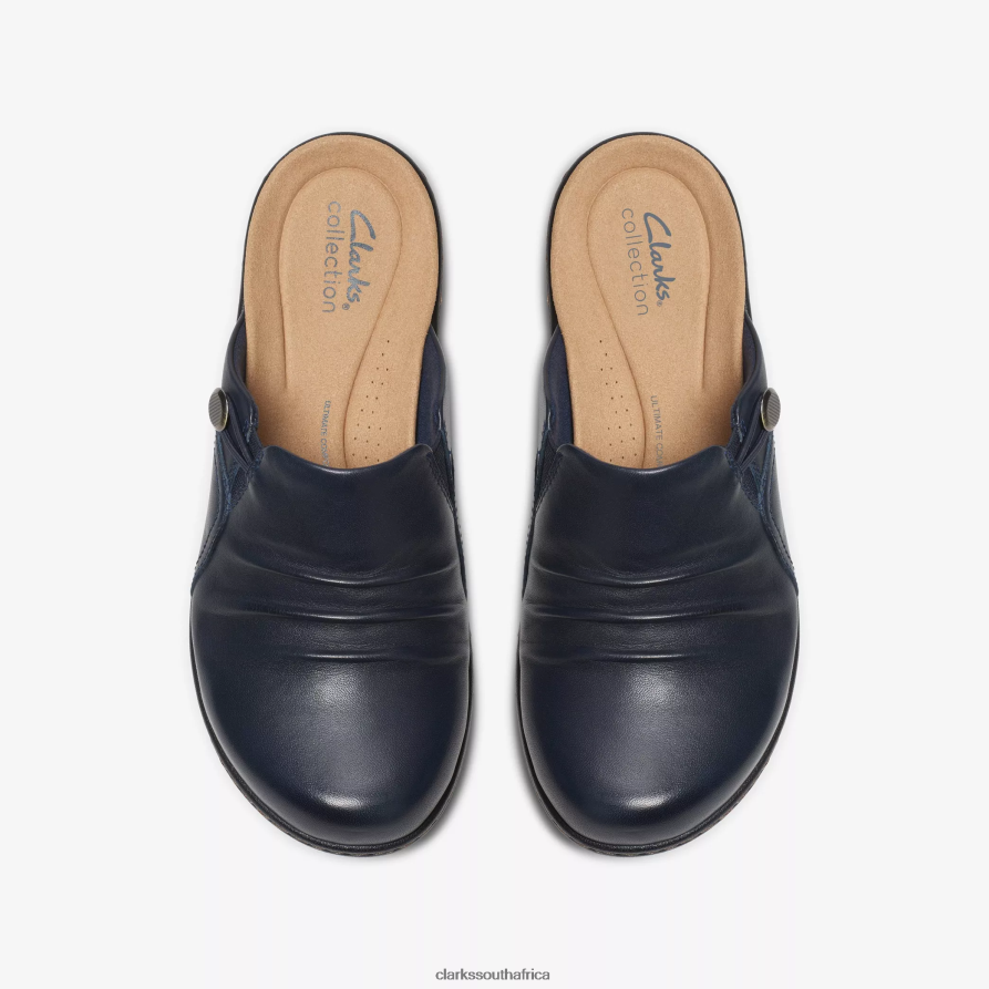 2Z8V2H596 Laurieann Bay Clarks Navy Leather