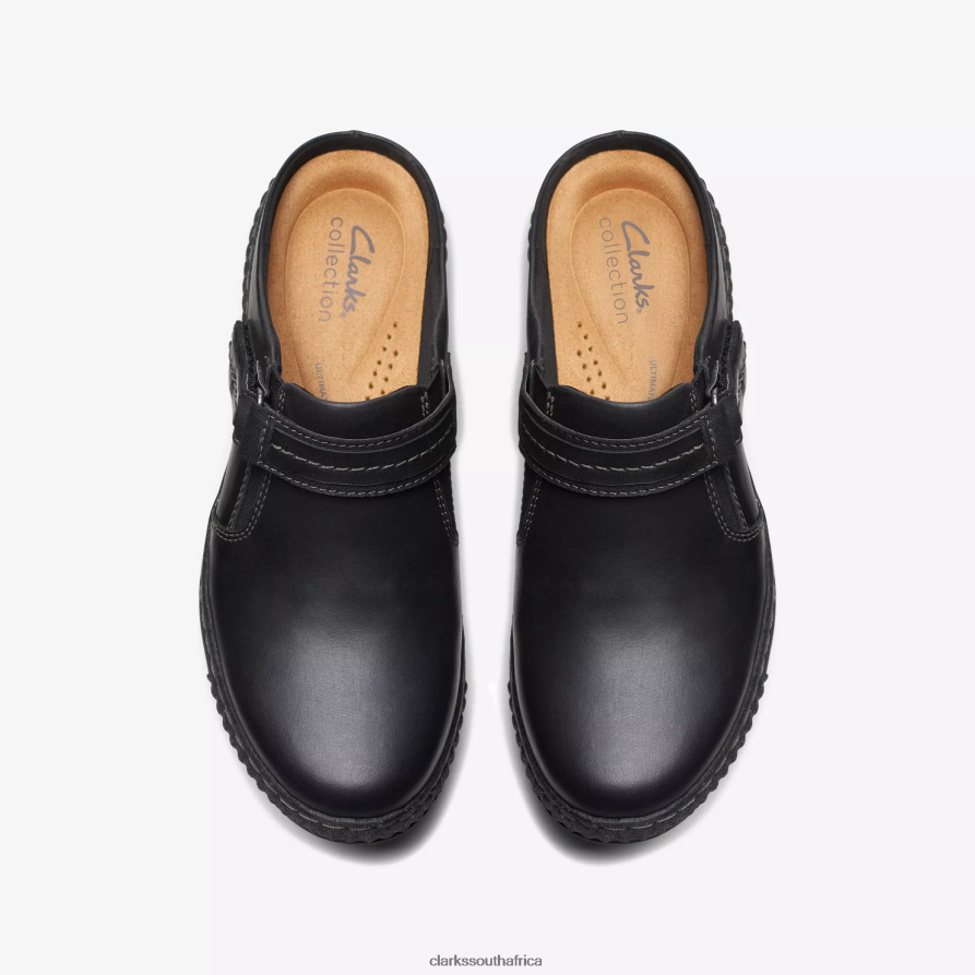 2Z8V2H598 Caroline May Clarks Black Leather