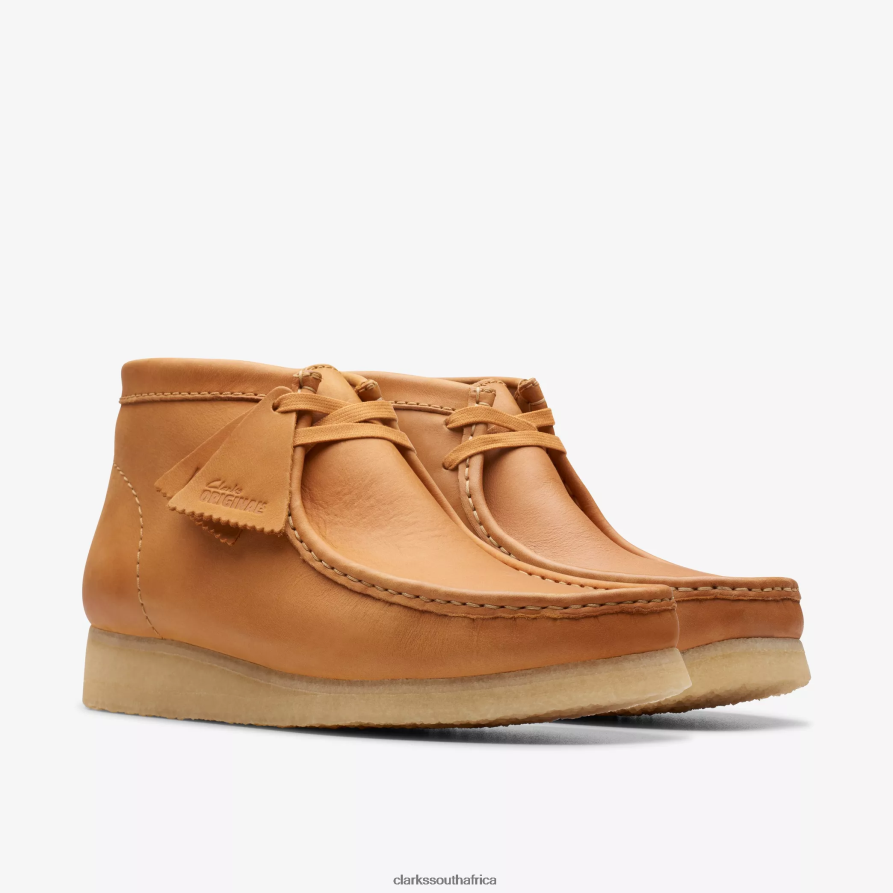 2Z8V2H656 Wallabee Boot Clarks Mid Tan Leather