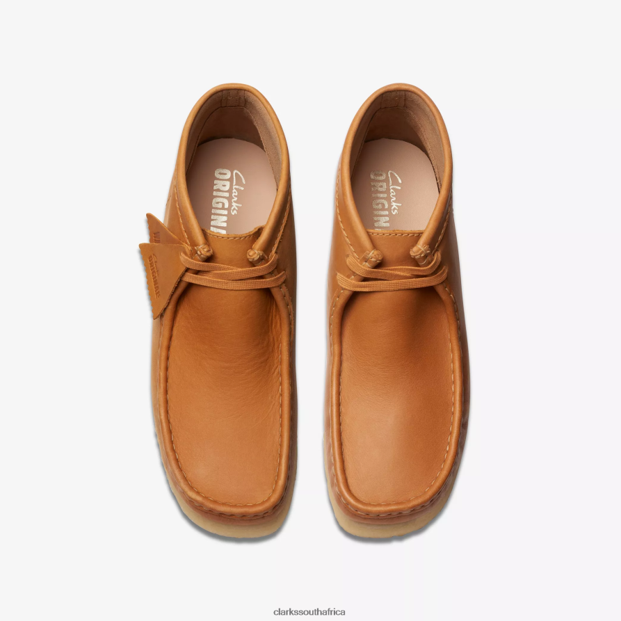 2Z8V2H656 Wallabee Boot Clarks Mid Tan Leather