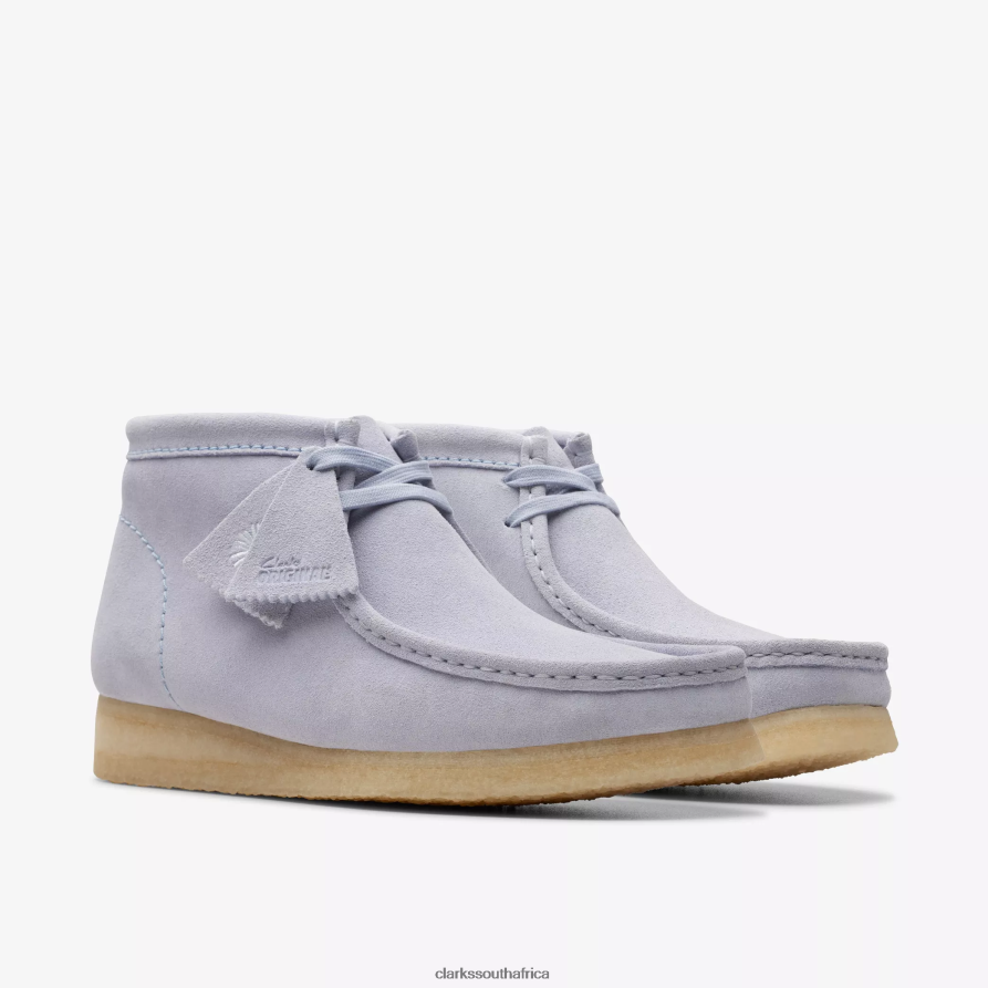 2Z8V2H658 Wallabee Boot Clarks Cloud Grey Suede