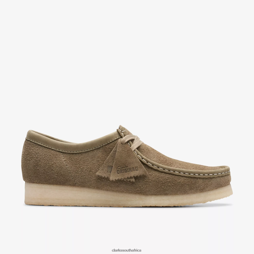 2Z8V2H662 Wallabee Clarks Pale Khaki Suede