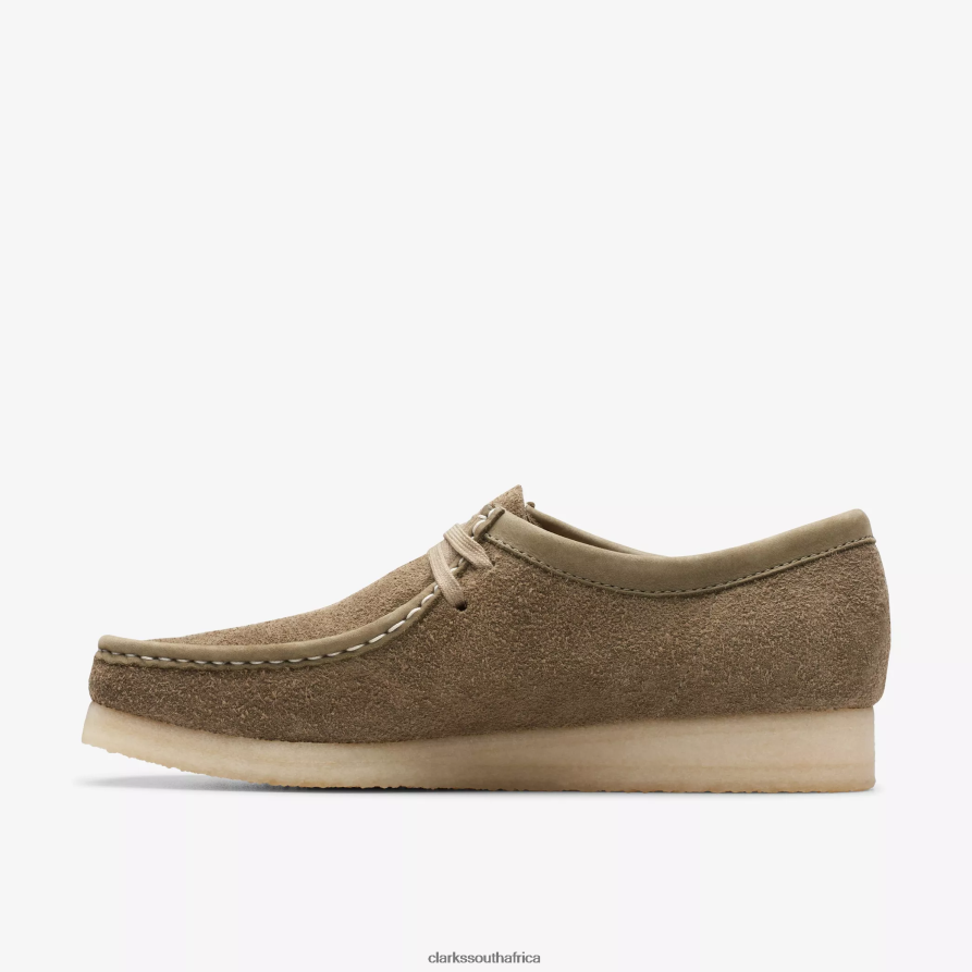 2Z8V2H662 Wallabee Clarks Pale Khaki Suede