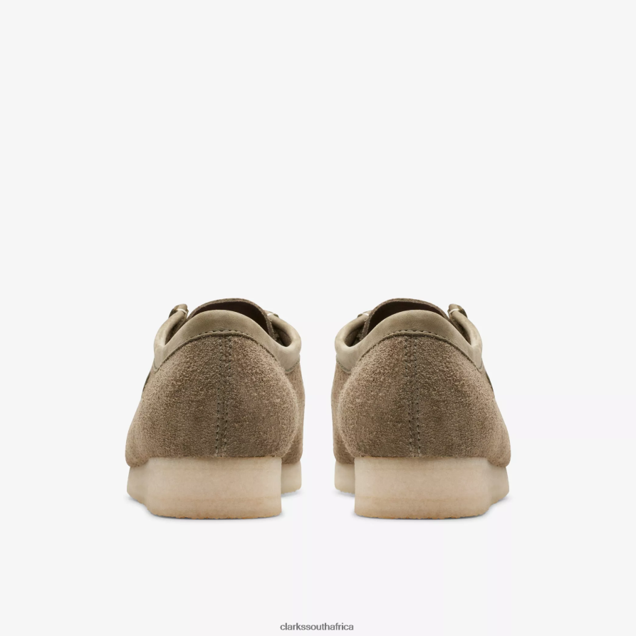 2Z8V2H662 Wallabee Clarks Pale Khaki Suede