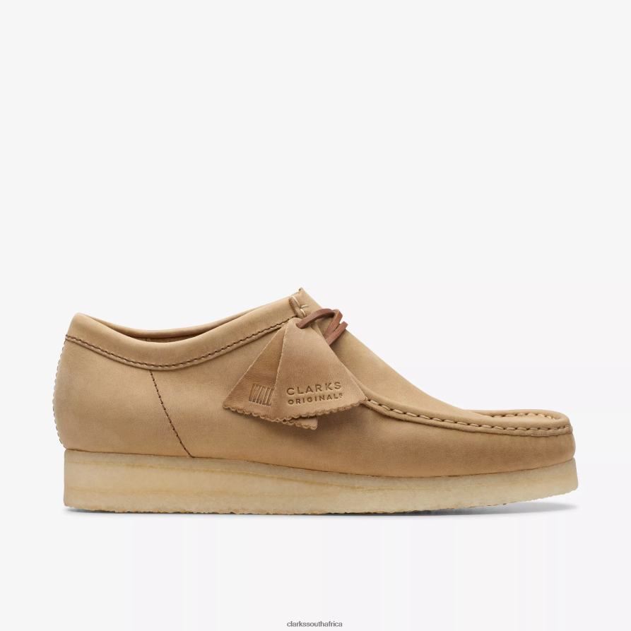 2Z8V2H663 Wallabee Clarks Brown Leather