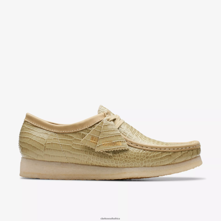 2Z8V2H665 Wallabee Clarks Maple Crocodile