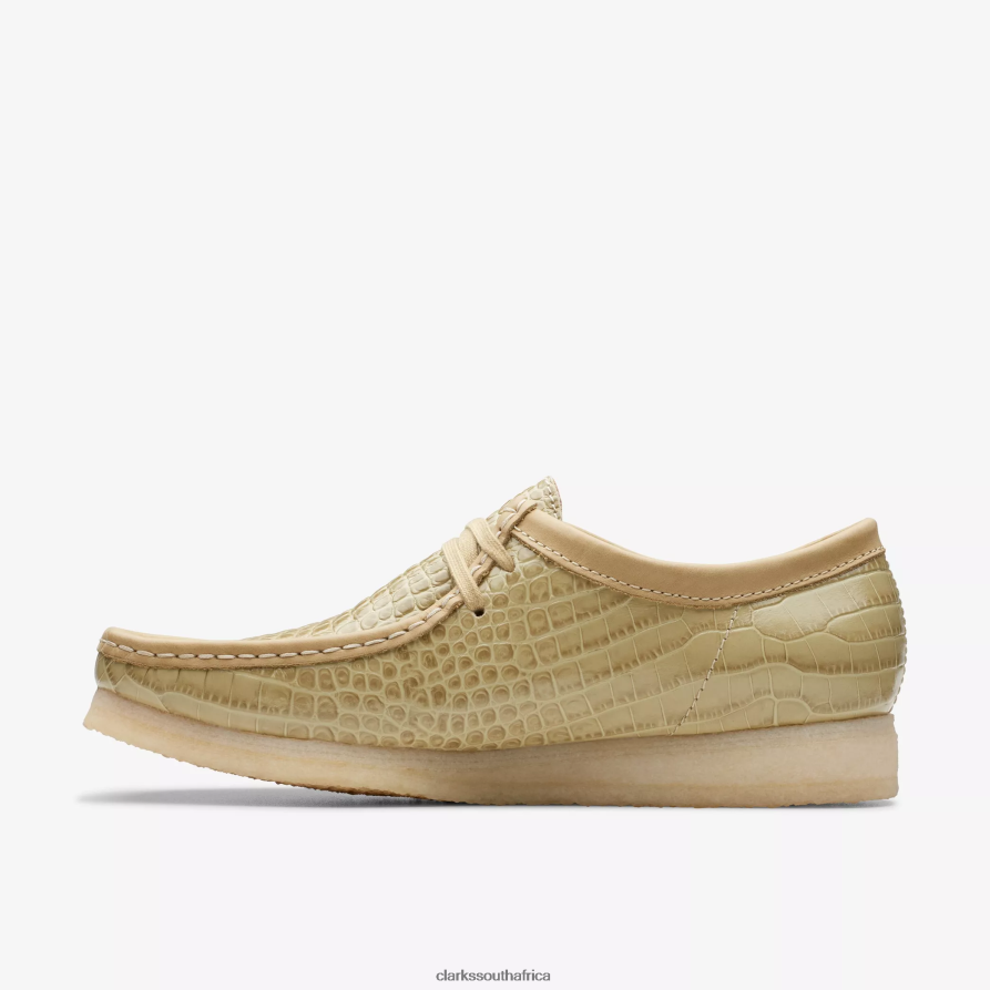 2Z8V2H665 Wallabee Clarks Maple Crocodile