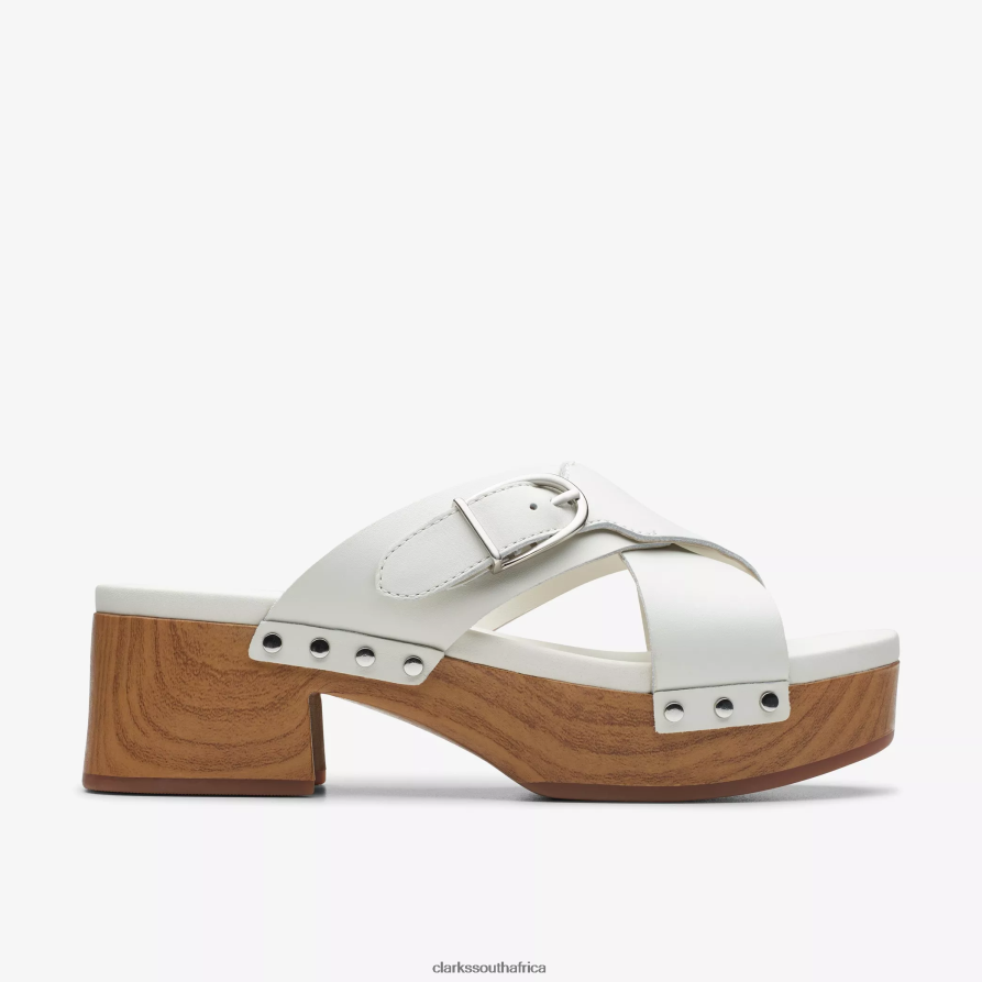 2Z8V2H67 Sivanne Walk Clarks Off White Leather