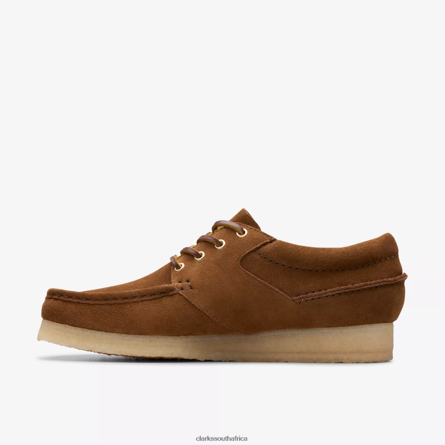 2Z8V2H670 Wallabee Boat Clarks Cola Suede