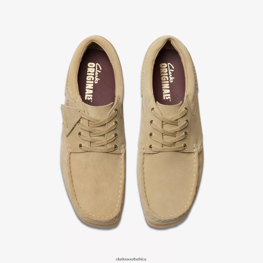 2Z8V2H671 Wallabee Boat Clarks Maple Suede