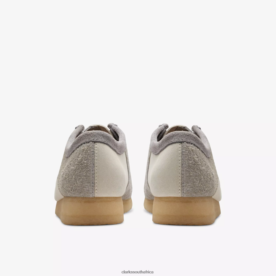 2Z8V2H674 Wallabee Clarks Grey/Off White