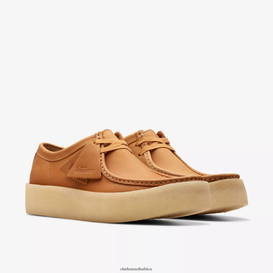 2Z8V2H677 Wallabee Cup Clarks Mid Tan Leather