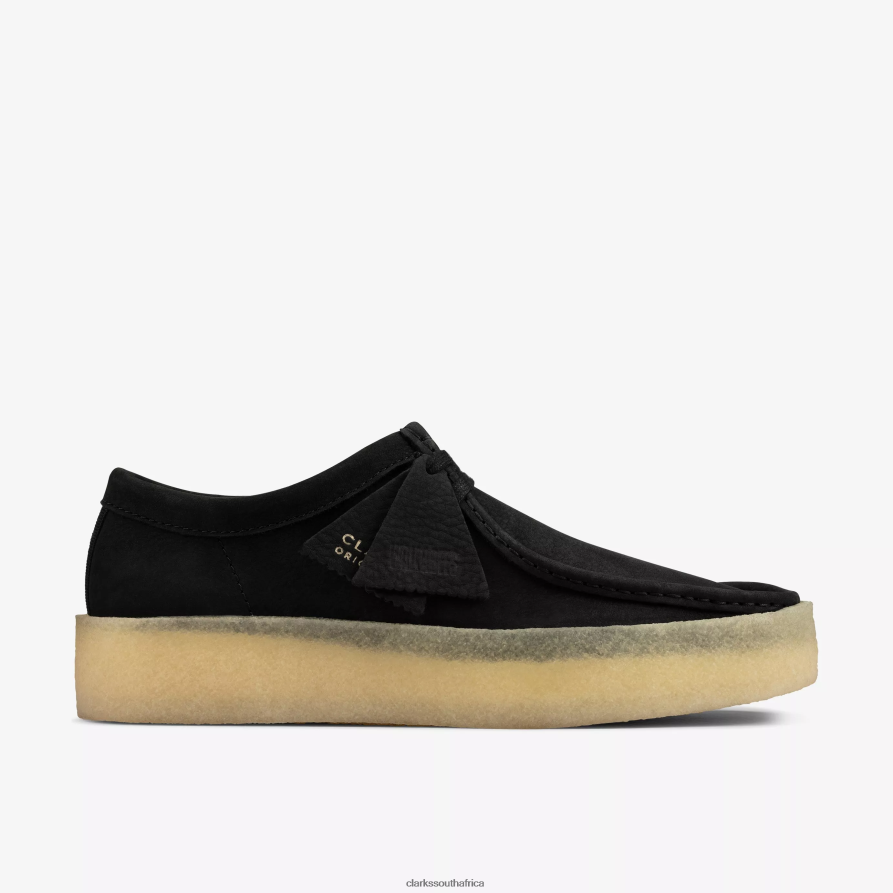 2Z8V2H678 Wallabee Cup Clarks Black Nubuck