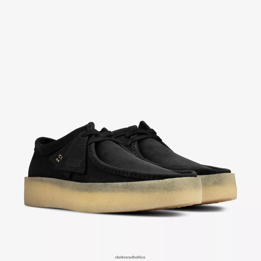 2Z8V2H678 Wallabee Cup Clarks Black Nubuck