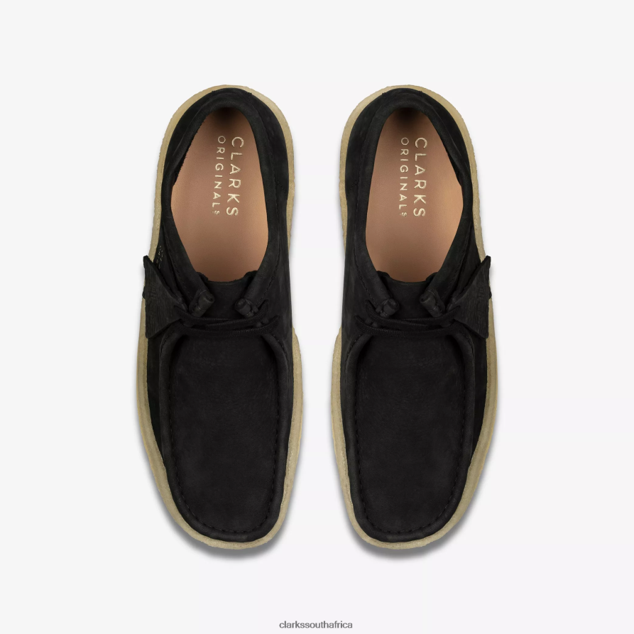 2Z8V2H678 Wallabee Cup Clarks Black Nubuck