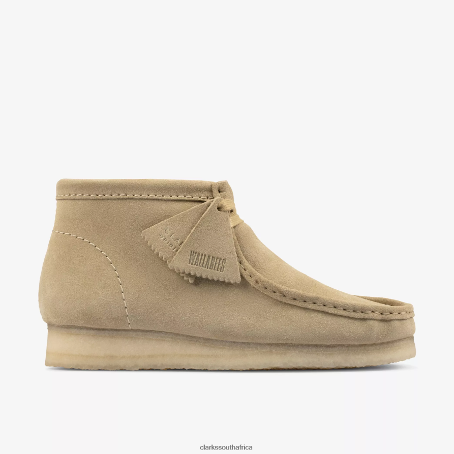 2Z8V2H681 Wallabee Boot Clarks Maple Suede