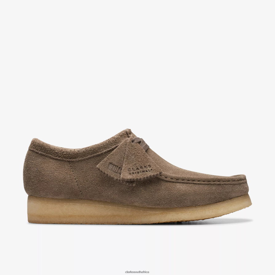 2Z8V2H683 Wallabee Clarks Dark Grey Suede