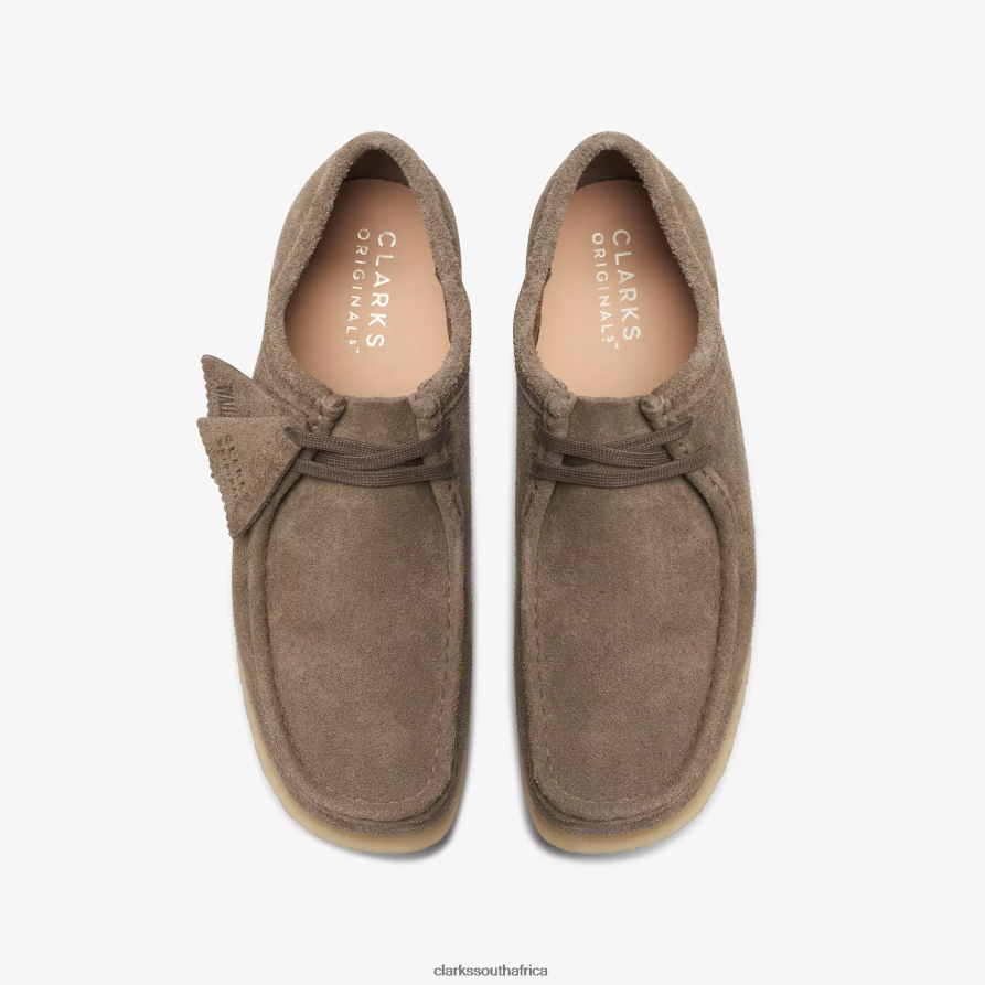 2Z8V2H683 Wallabee Clarks Dark Grey Suede