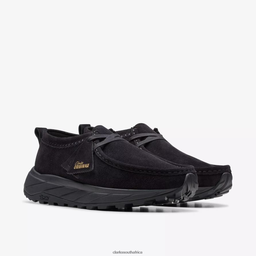 2Z8V2H687 Walla Eden Lo Clarks Black Suede