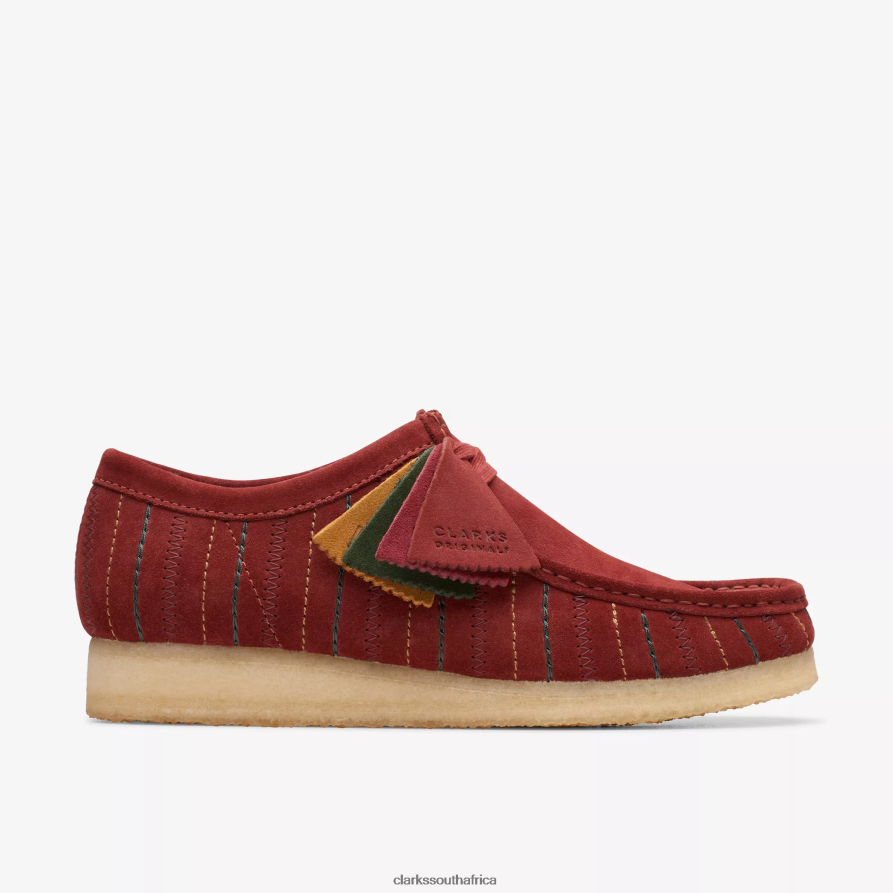 2Z8V2H690 Wallabee Clarks Burgundy Combination