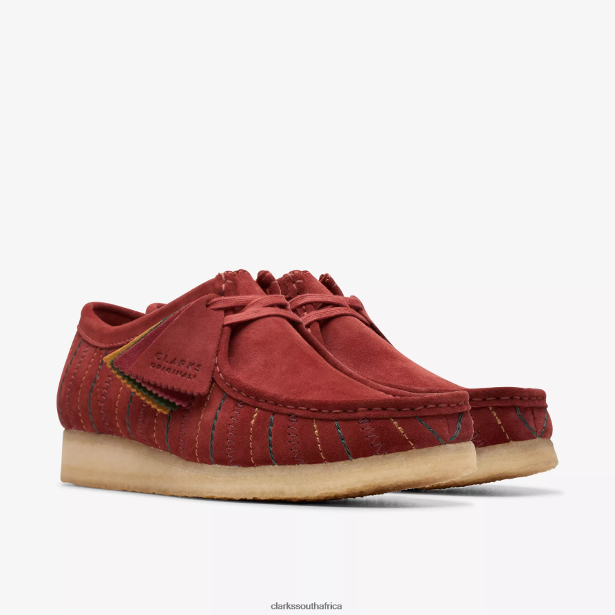 2Z8V2H690 Wallabee Clarks Burgundy Combination