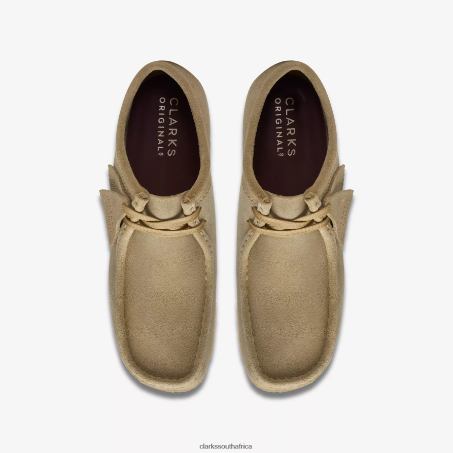 2Z8V2H691 Wallabee Clarks Maple Suede